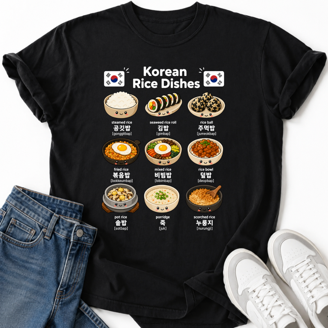 KOREAN RICE DISHES T-SHIRT