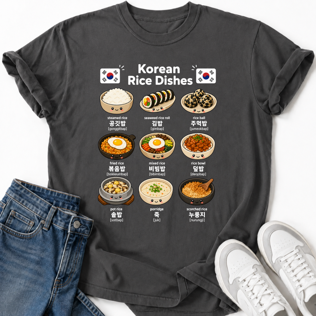 KOREAN RICE DISHES T-SHIRT