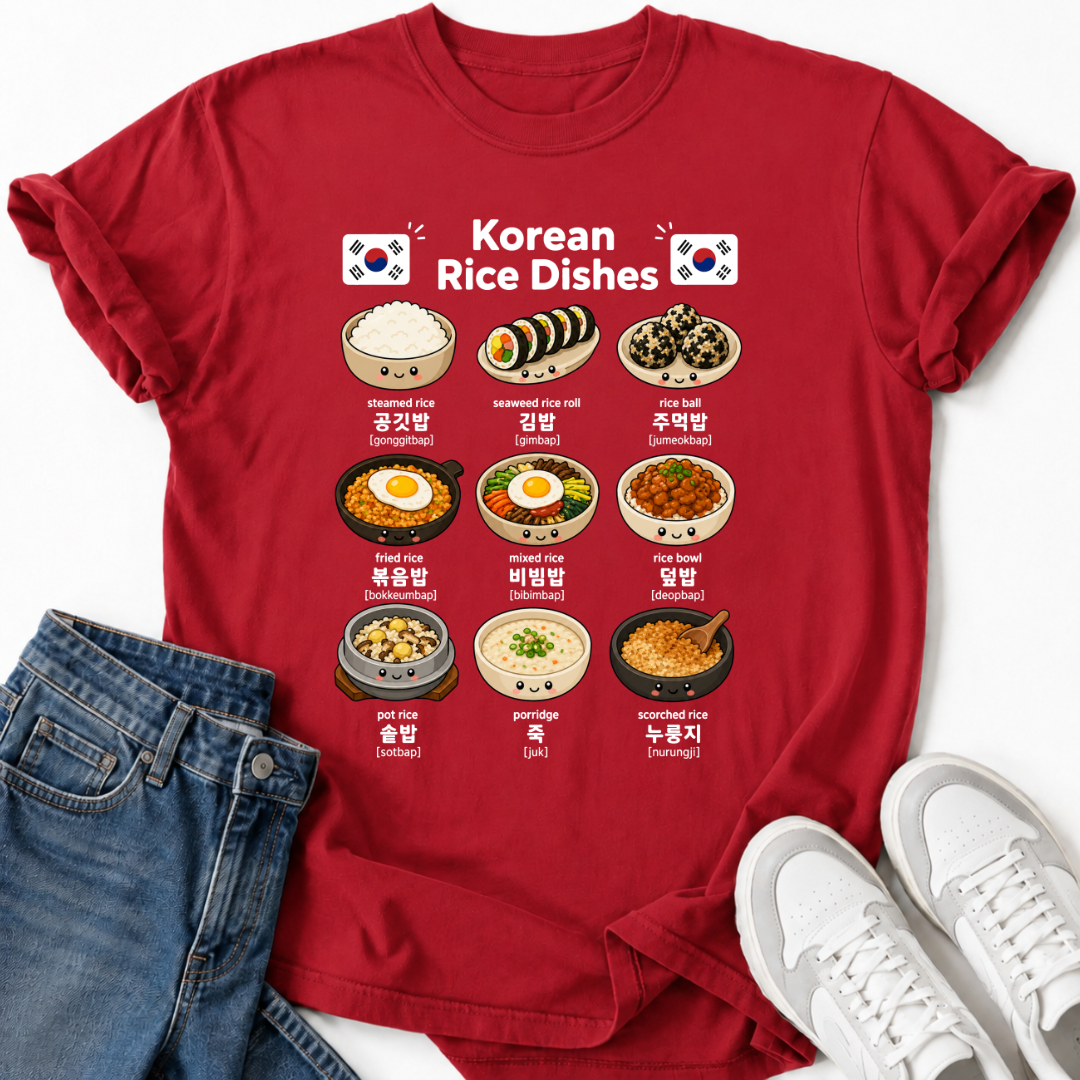 KOREAN RICE DISHES T-SHIRT