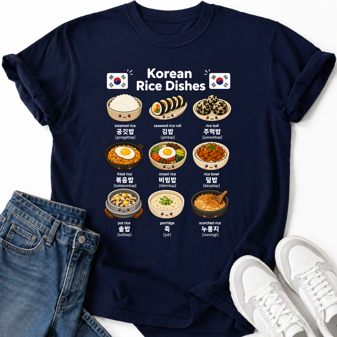 KOREAN RICE DISHES T-SHIRT