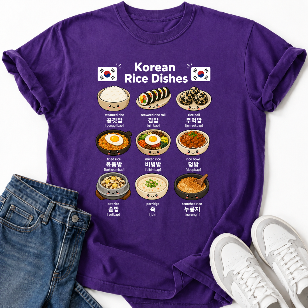 KOREAN RICE DISHES T-SHIRT