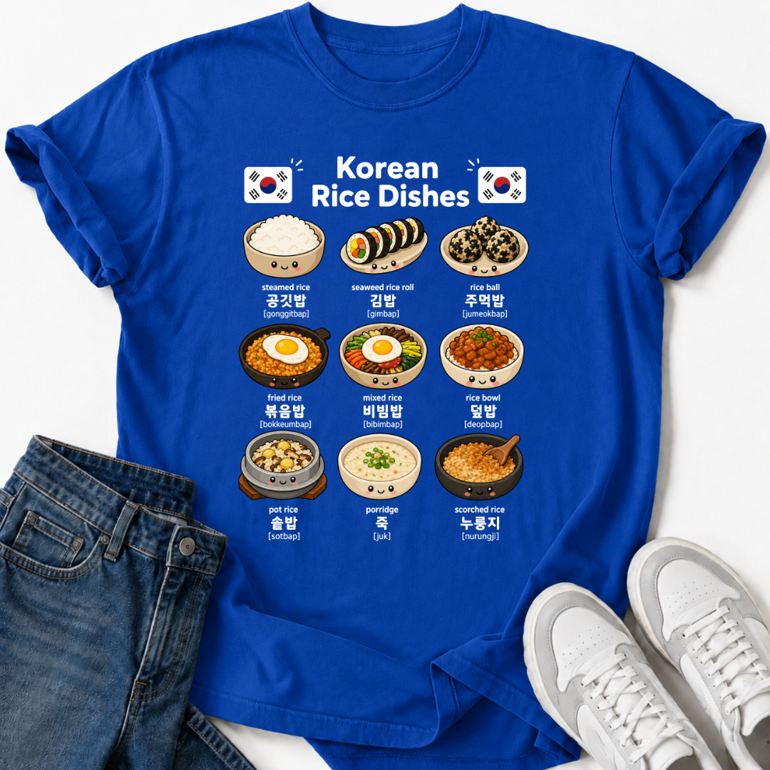 KOREAN RICE DISHES T-SHIRT