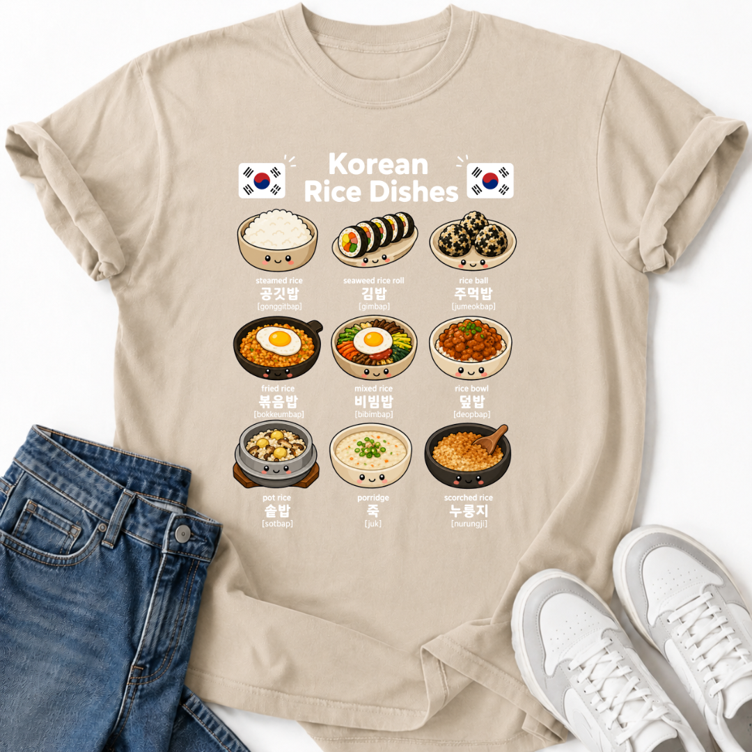 KOREAN RICE DISHES T-SHIRT