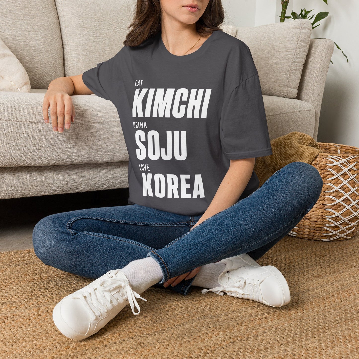 EAT KIMCHI DRINK SOJU LOVE KOREA T-SHIRT