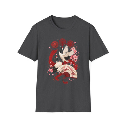 ARIRANG FLORAL CRANE T-SHIRT