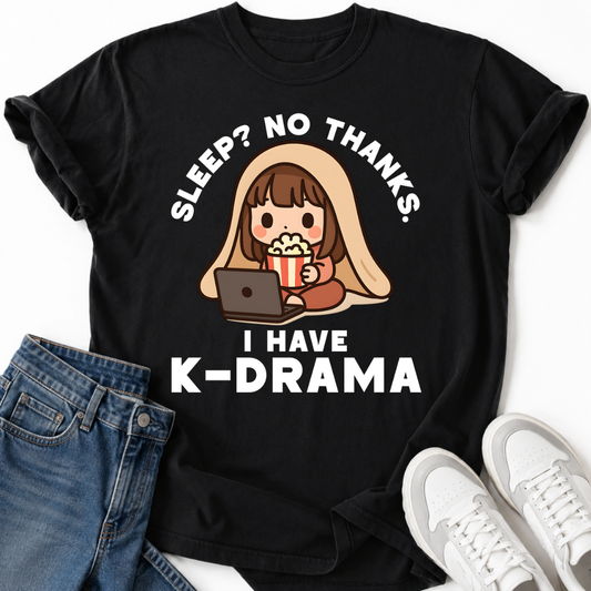 NÄCHTLICHES K-DRAMA T-SHIRT