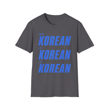 THINK EAT LIVE KOREAN T-SHIRT