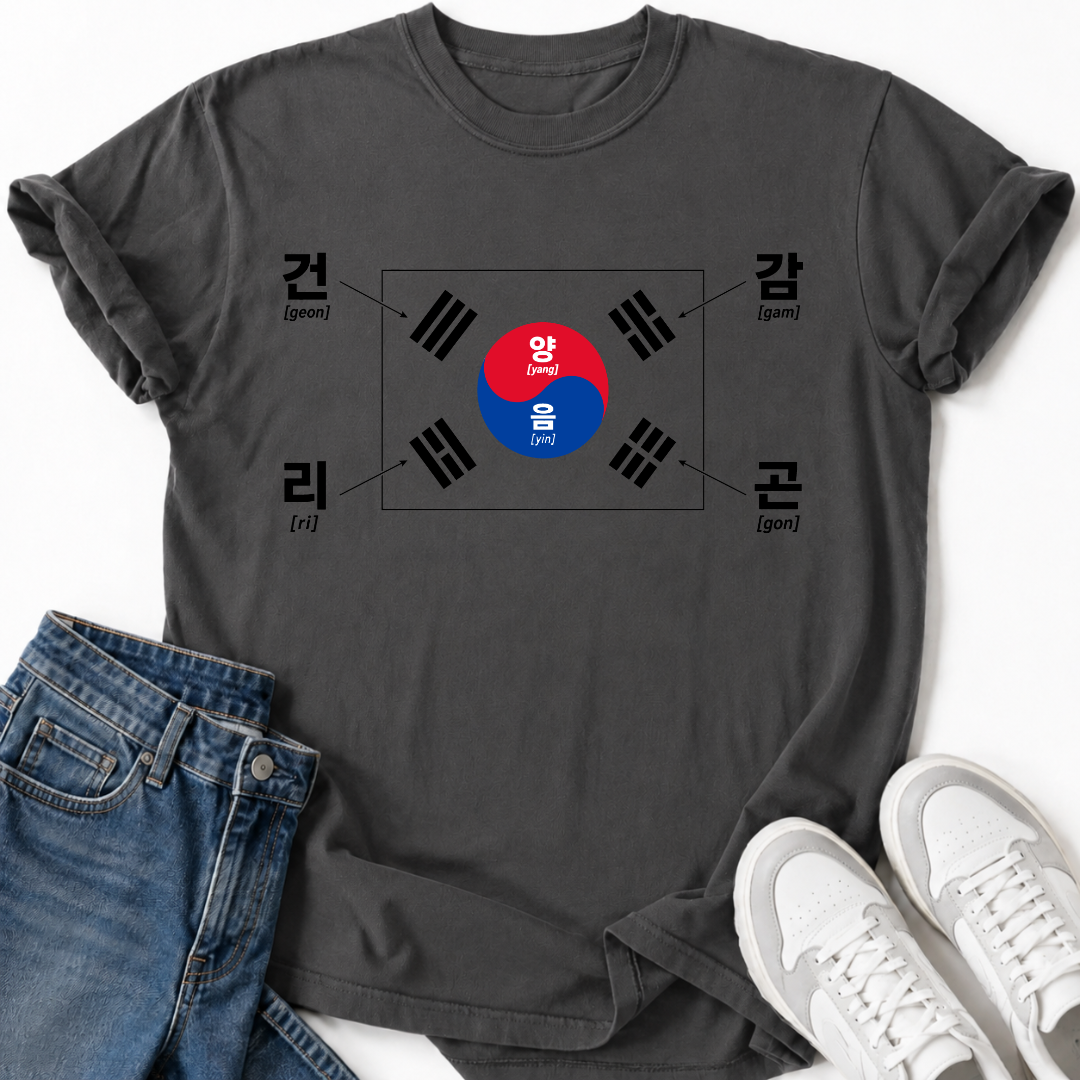 TAEGEUKGI SYMBOLS T-SHIRT