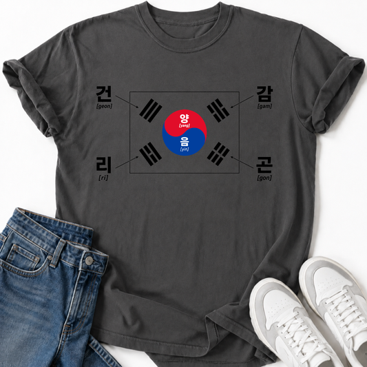 TAEGEUKGI SYMBOLS T-SHIRT