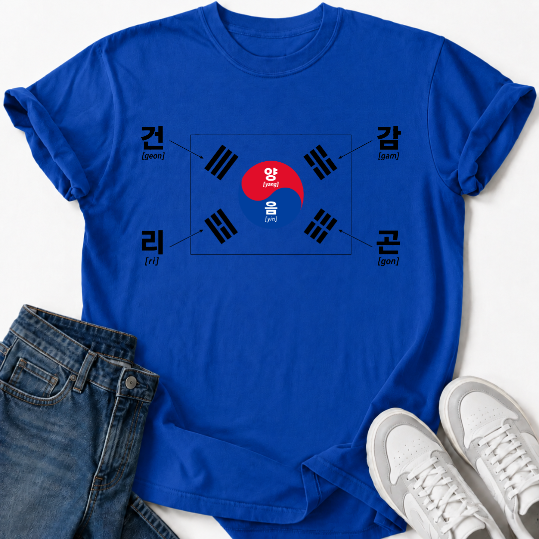 TAEGEUKGI SYMBOLS T-SHIRT