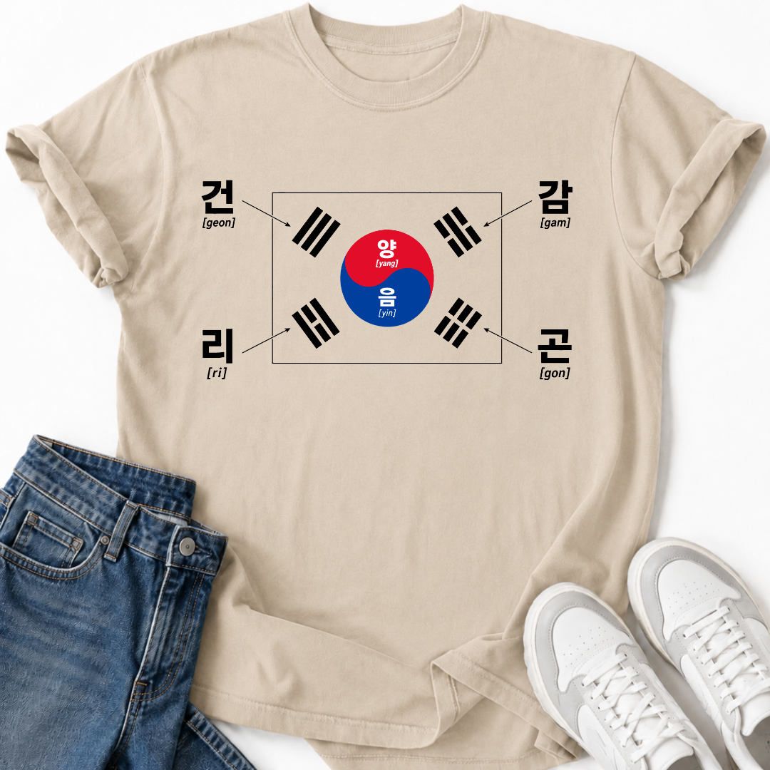 TAEGEUKGI SYMBOLS T-SHIRT