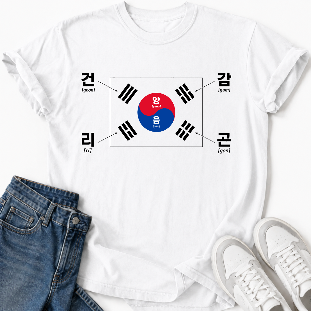 TAEGEUKGI SYMBOLS T-SHIRT