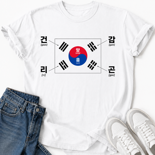 TAEGEUKGI SYMBOLS T-SHIRT