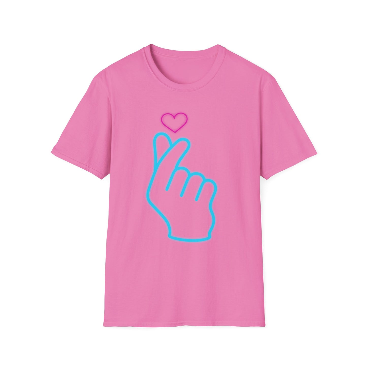 Cute Gesture Graphic T-Shirt, Casual Wear, Gift for Friends, Funny Tee, Birthday Present, Summer Style