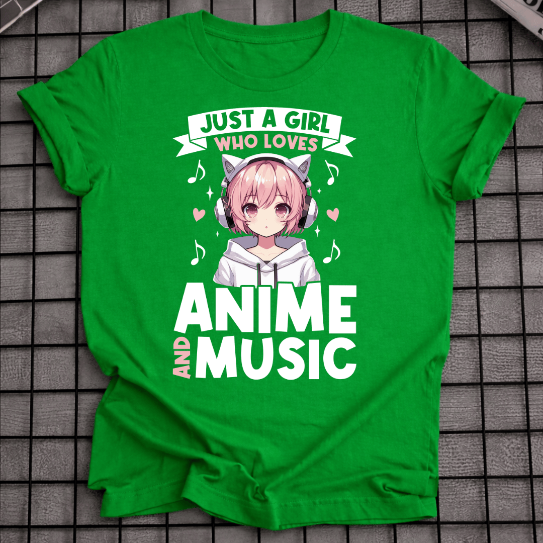 ANIME- UND MUSIK-T-SHIRT