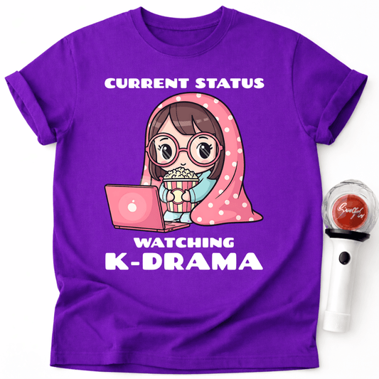CURRENT STATUS WATCHING K-DRAMA T-SHIRT