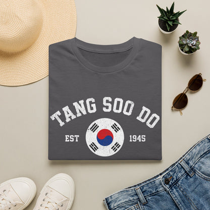 Tang Soo Do Martial Arts T-Shirt – Korean Flag Tae Kwon Do Training Tee (Est. 1945)