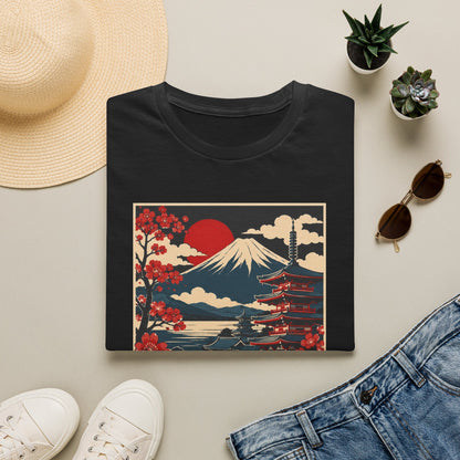 Kyoto Japan Vintage Mount Fuji Tee