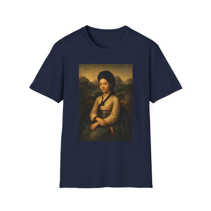 Portrait Tee — Vintage Asian Woman Oil Painting Graphic T-Shirt