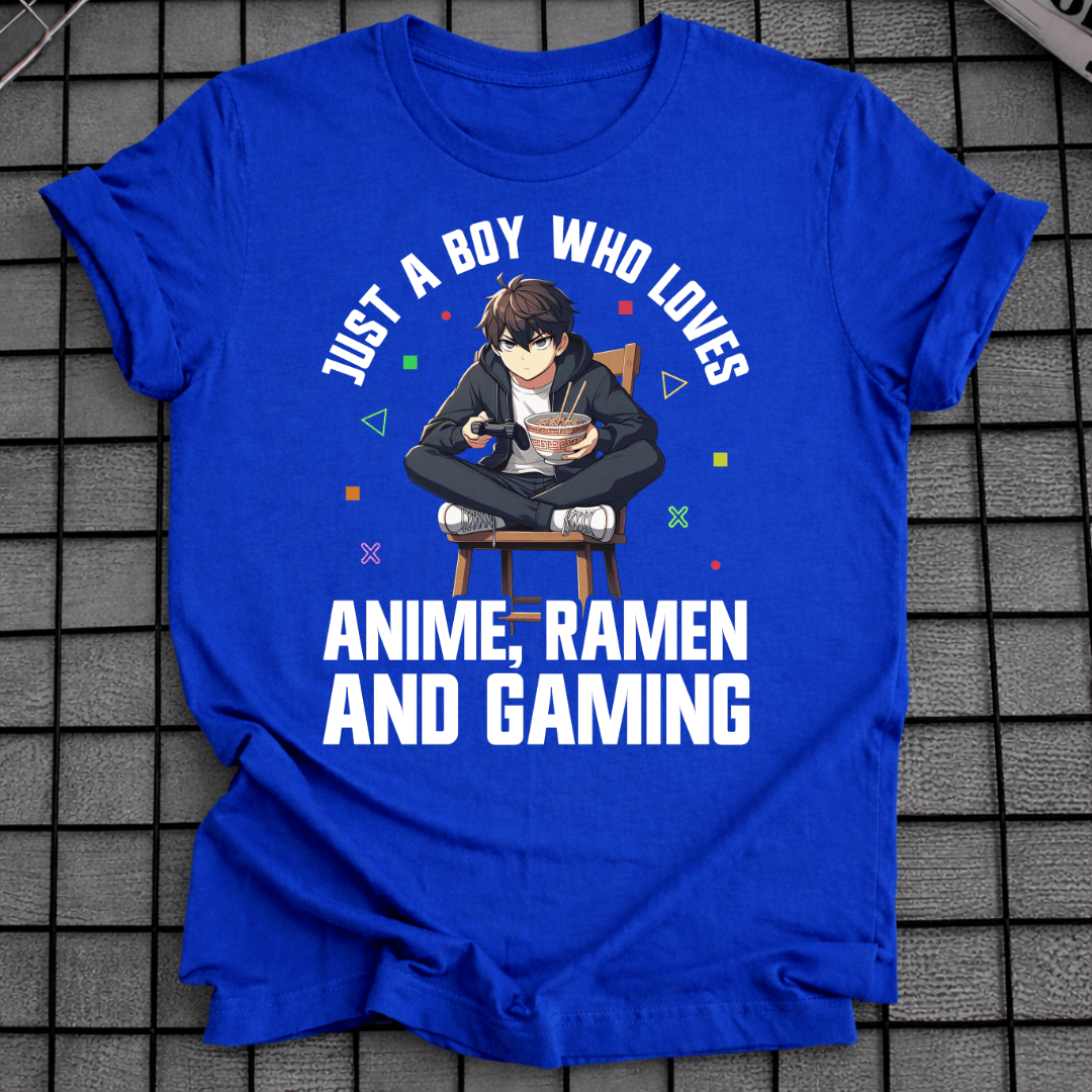 ANIME RAMEN GAMING T-SHIRT