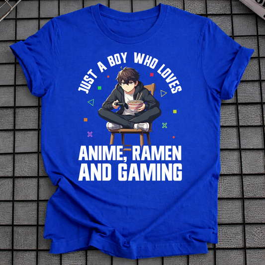 ANIME RAMEN GAMING T-SHIRT