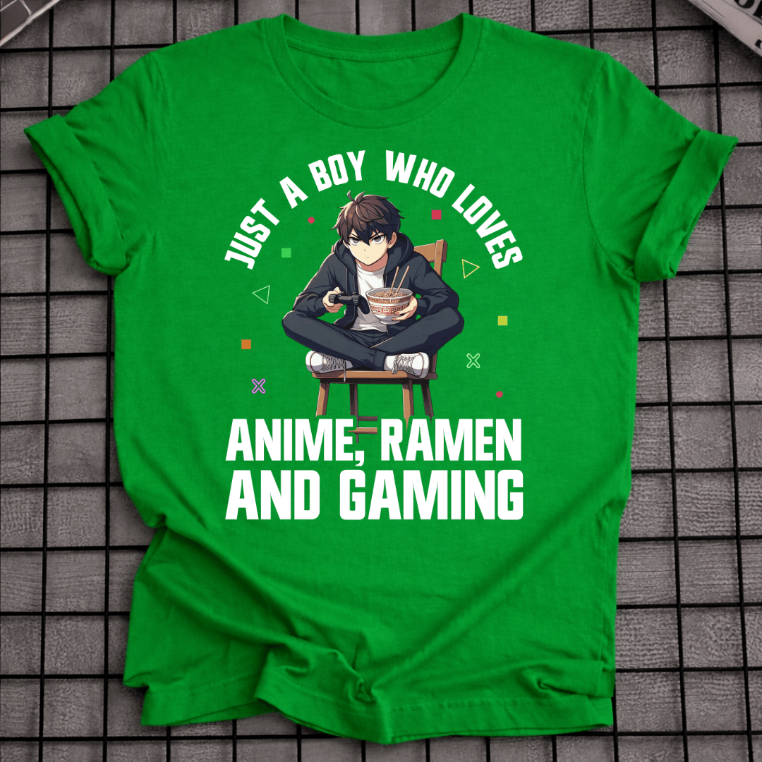ANIME RAMEN GAMING T-SHIRT