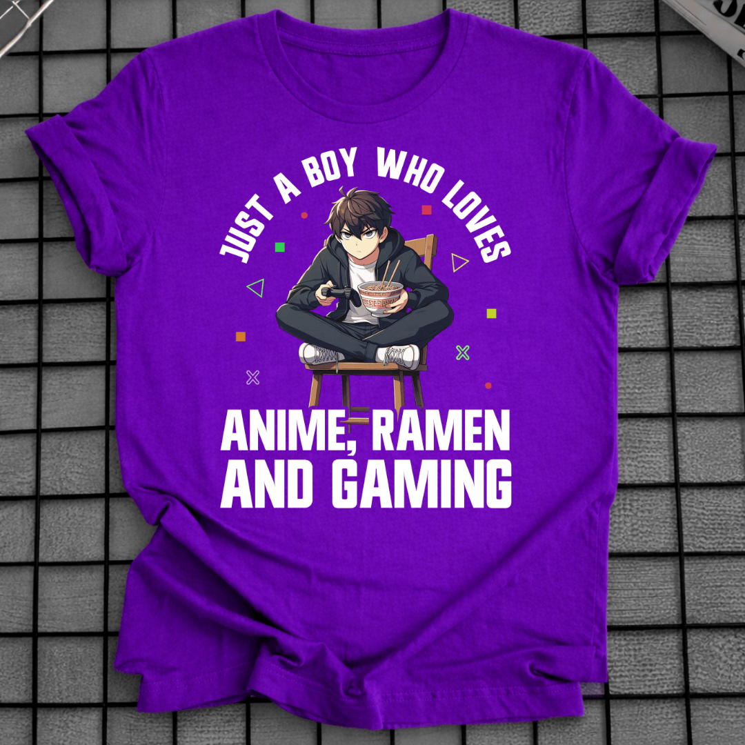 ANIME RAMEN GAMING T-SHIRT