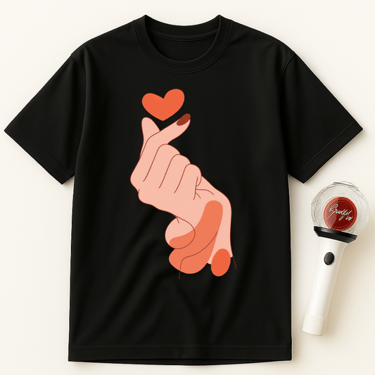 K-POP FINGER HEART UNISEX T-SHIRT