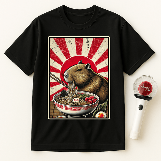 JAPANESE CAPYBARA RAMEN UNISEX T-SHIRT