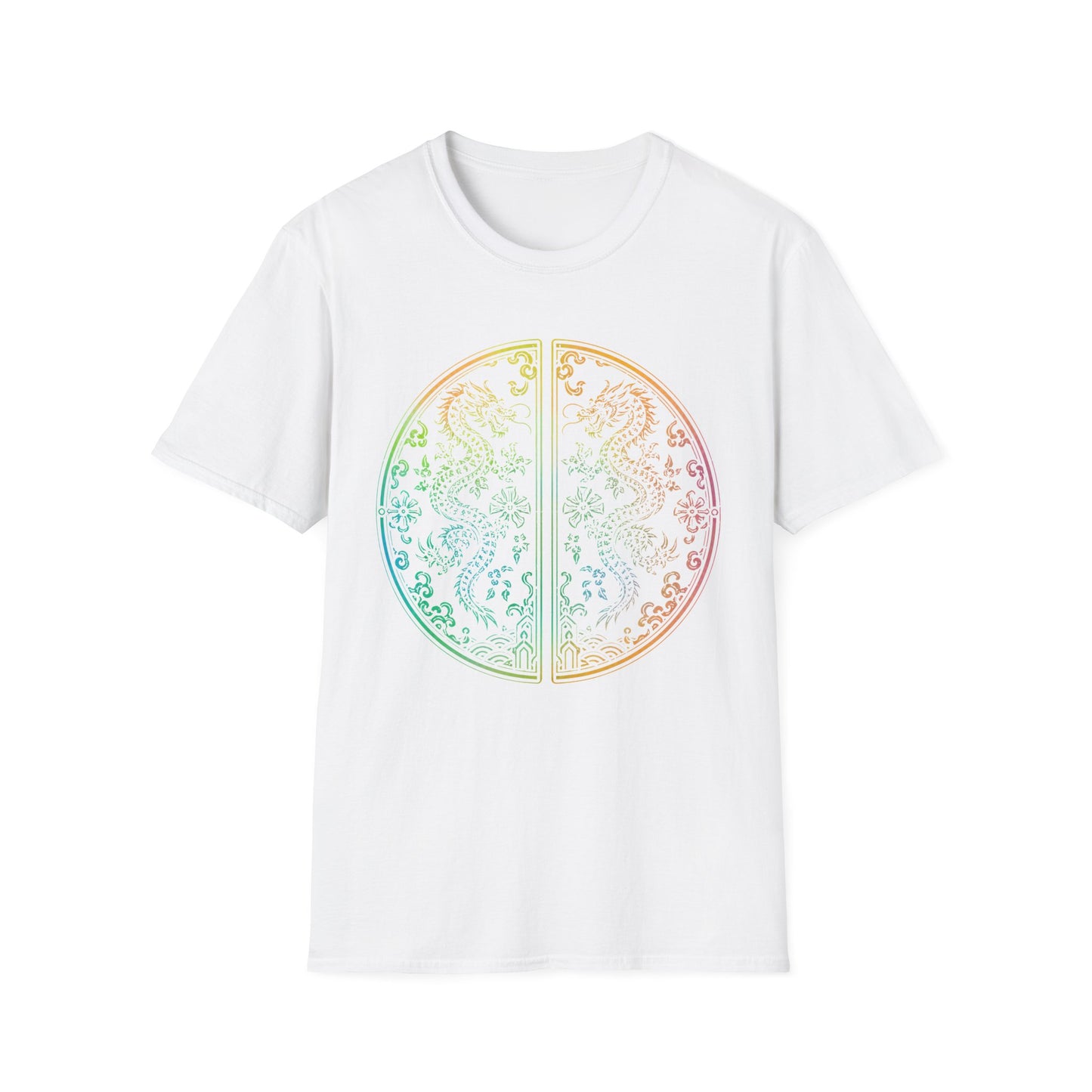 Rainbow Dragon Mandala T-Shirt