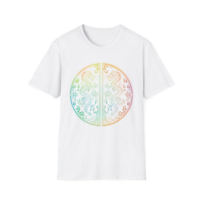 Rainbow Dragon Mandala T-Shirt