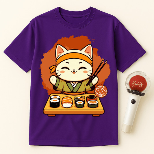SUSHI CAT UNISEX T-SHIRT