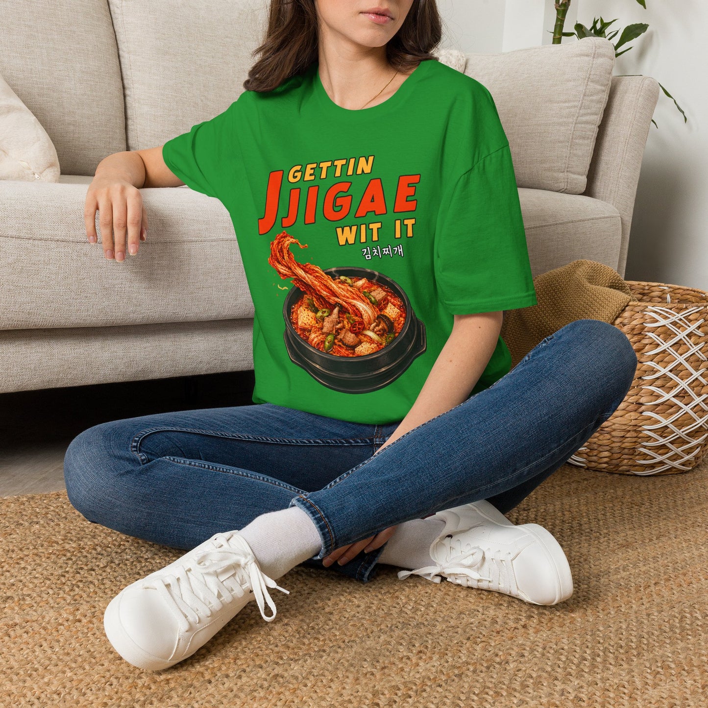 Gettin Jjigae Wit It T-Shirt — Korean Stew Graphic Tee