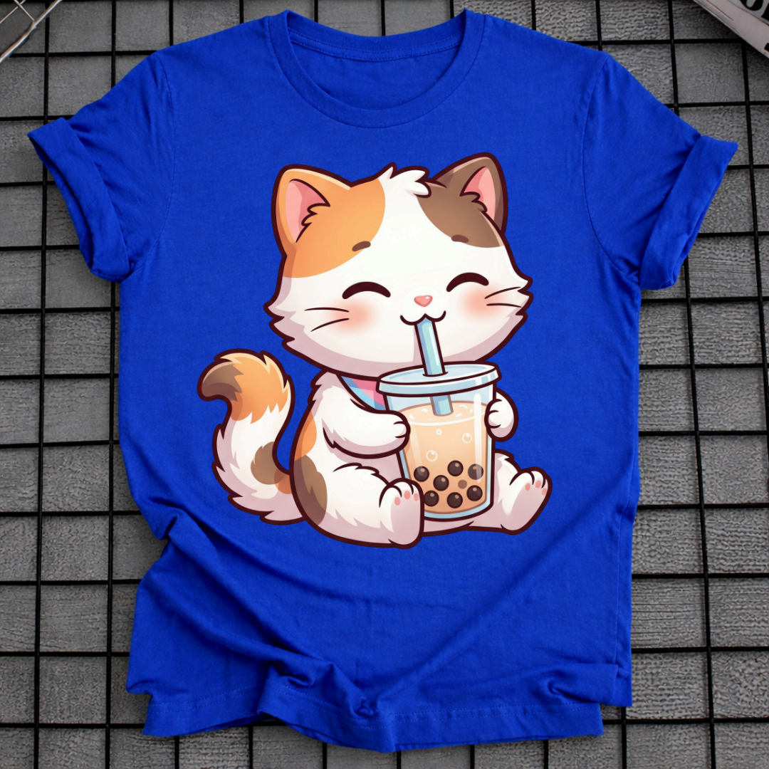 KATZE TRINKT BOBA T-SHIRT
