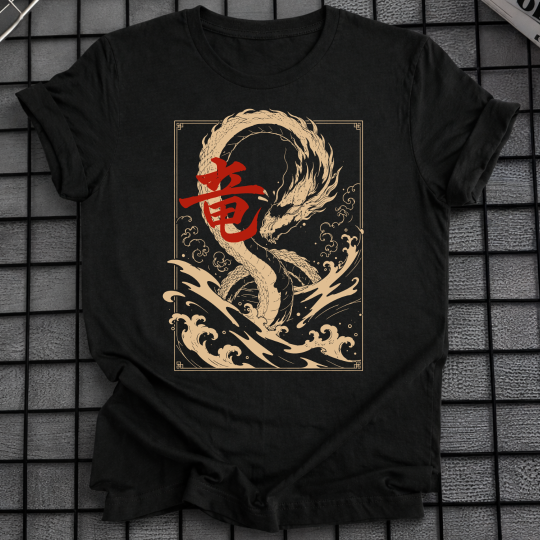 JAPANESE DRAGON KANJI T-SHIRT