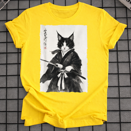 SAMURAI CAT T-SHIRT