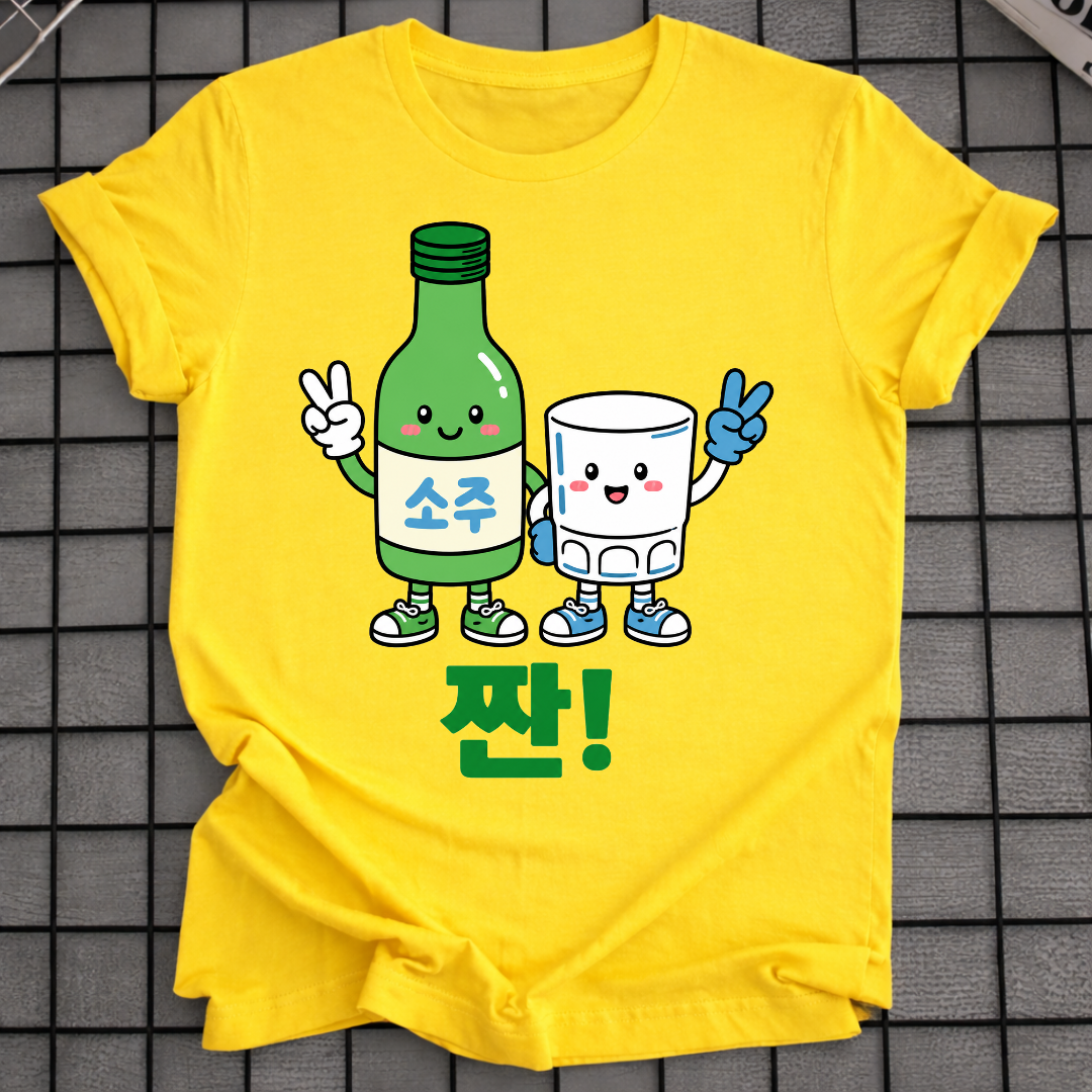 SOJU & SHOT GLASS T-SHIRT