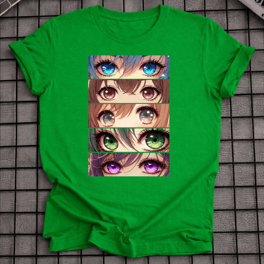 COLORFUL ANIME EYE T-SHIRT