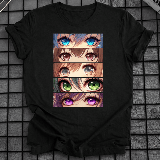 COLORFUL ANIME EYE T-SHIRT