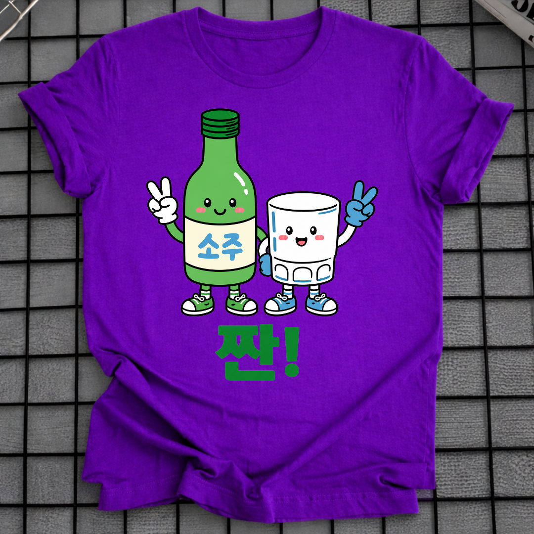 SOJU & SHOT GLASS T-SHIRT