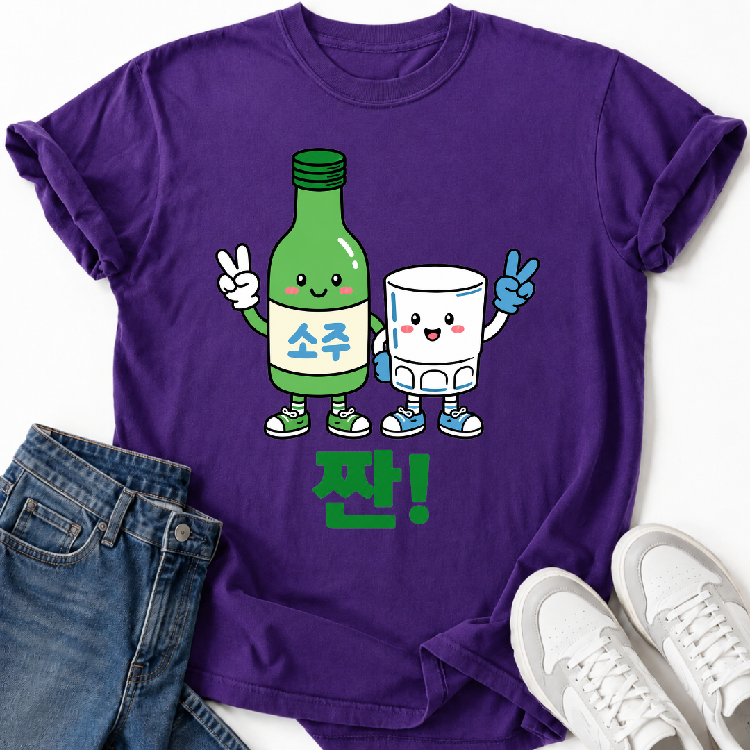 SOJU & SHOT GLASS T-SHIRT