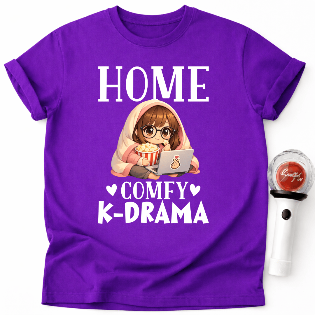 GEMÜTLICHES K-DRAMA T-SHIRT FÜR ZUHAUSE