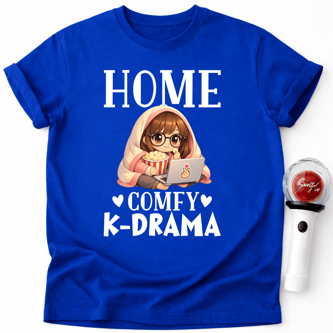 GEMÜTLICHES K-DRAMA T-SHIRT FÜR ZUHAUSE