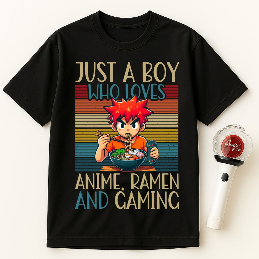 ANIME RAMEN AND GAMING UNISEX T-SHIRT
