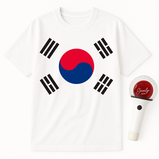 SOUTH KOREA FLAG UNISEX T-SHIRT