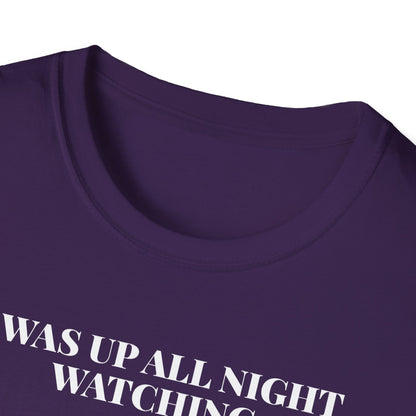Korean Drama T-Shirt — "I Was Up All Night Watching" Fan Tee