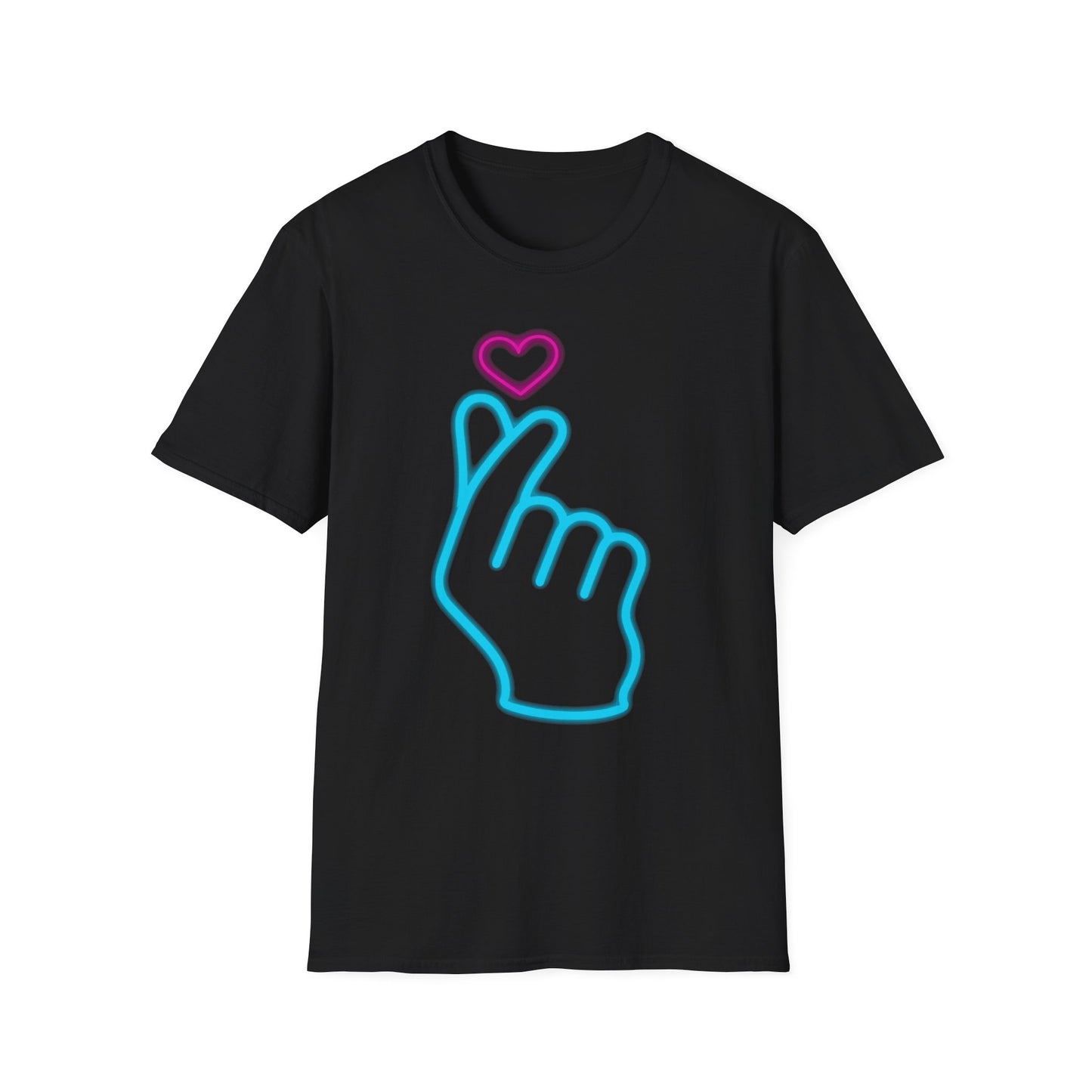 Cute Gesture Graphic T-Shirt, Casual Wear, Gift for Friends, Funny Tee, Birthday Present, Summer Style