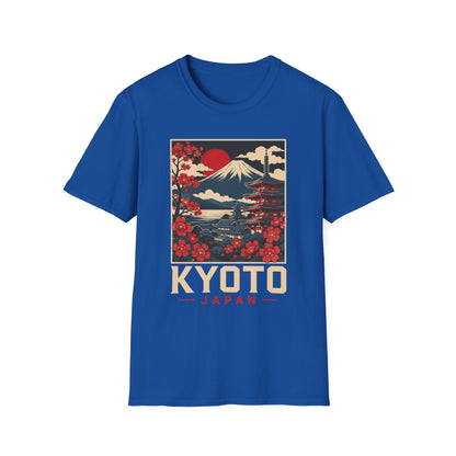 Kyoto Japan Vintage Mount Fuji Tee