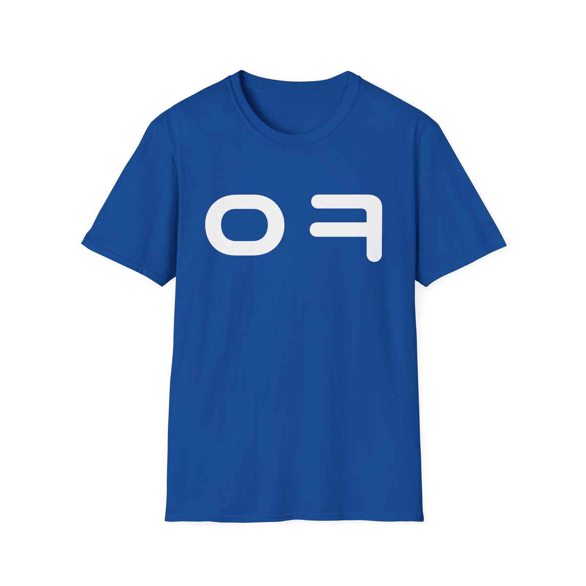 OF Minimalist Graphic T‑Shirt — Bold White Logo Tee