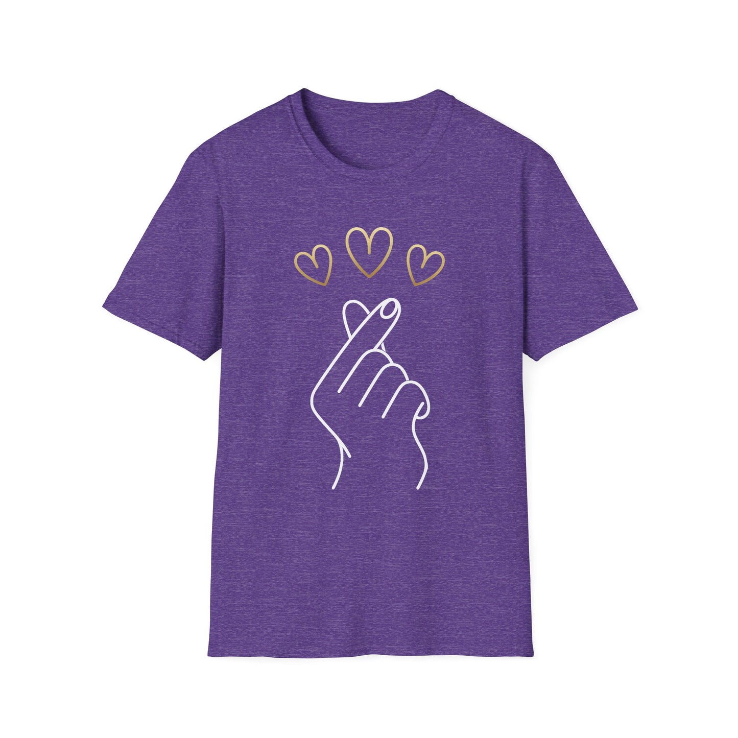 Heartfelt Gesture Unisex Softstyle T-Shirt - Cute Love Design